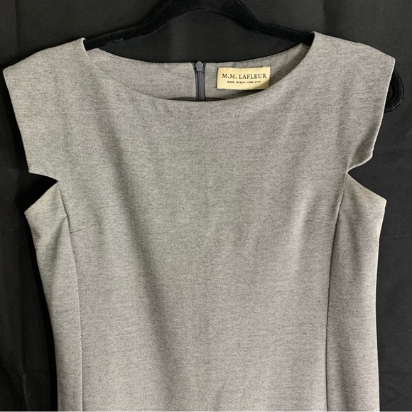 M. M. Lafleur The Sarah Pique Shift Business Casual Dress, size 2 - Picture 4 of 10